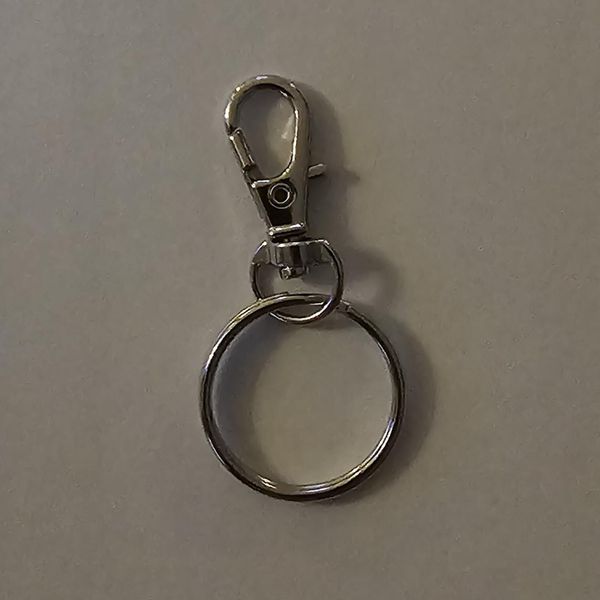 Hovedbilde Karabinkrok med nøkkelring 5-pk