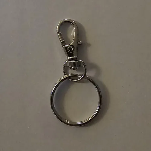 Karabinkrok med nøkkelring 5-pk