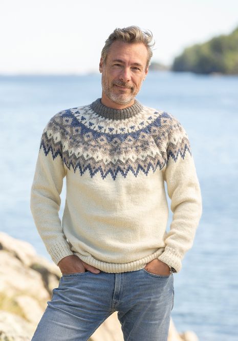 Hovedbilde Kraft genser naturhvit